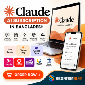 Buy Claude AI Subscription in BD with bKash, Nagad, Rocket